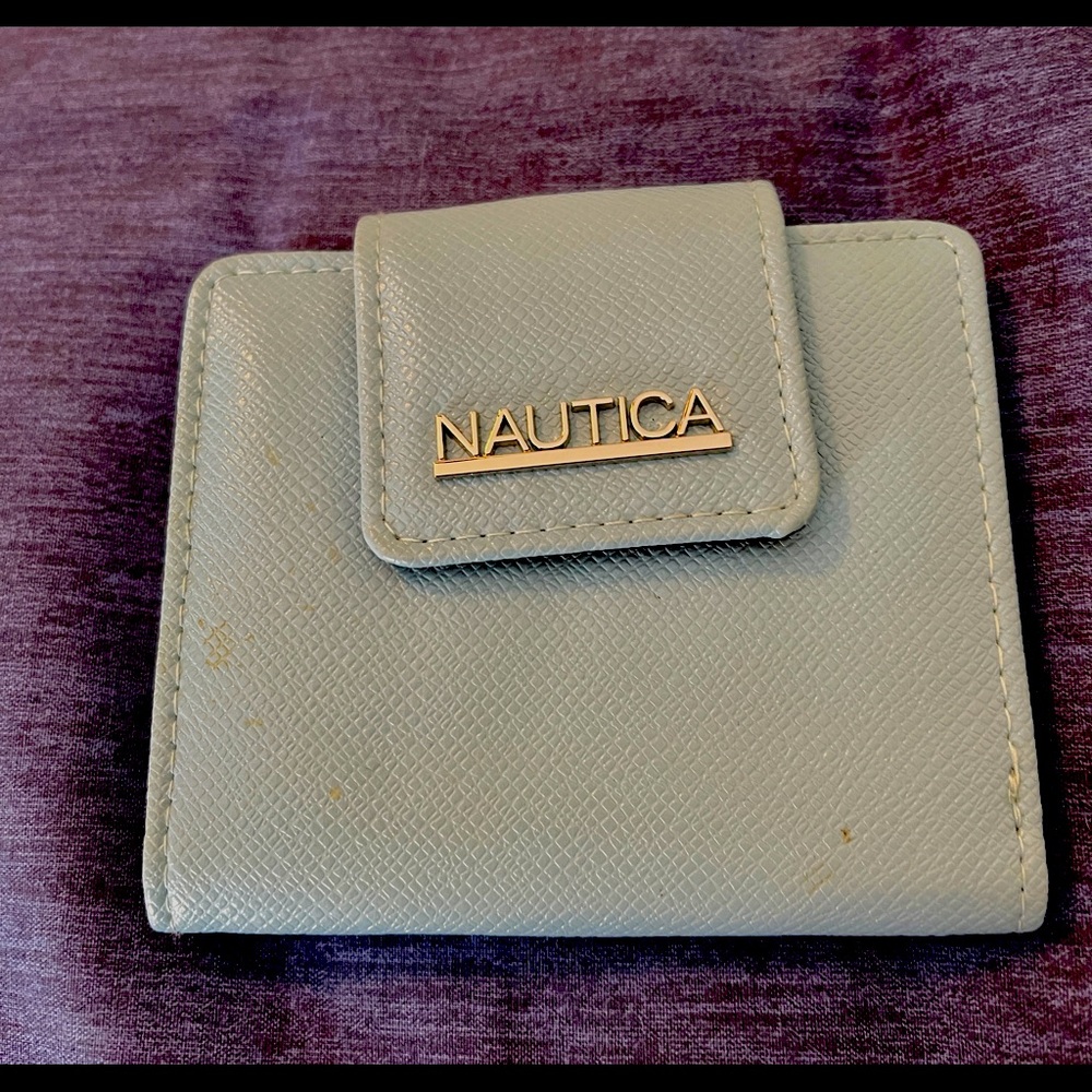 Nautica Wallet  - Never Used - Baby Blue